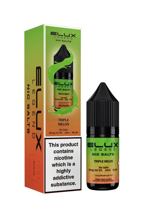 Product Image of Triple Melon Nic Salt E-Liquid by Elux Legend 10ml